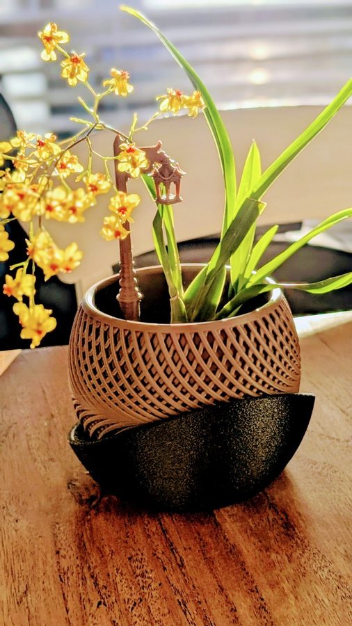 Self-Watering Desktop Planter with Tray